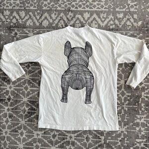 Lifework French Bulldog White Long Sleeve T-Shirt